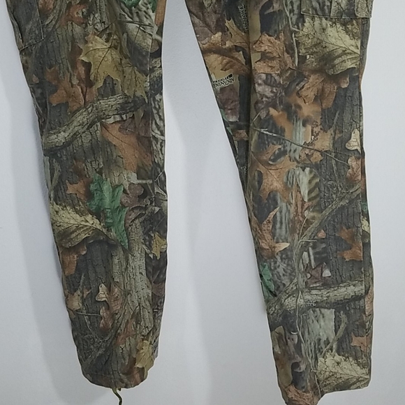 Camo Cargo Pants Mens 6 pocket Timber Camouflage Deer Duck Hunting 56 W adj - Picture 4 of 10